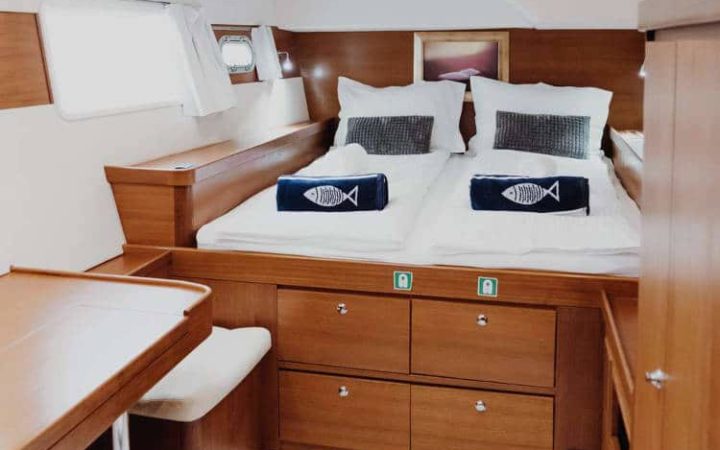 MALA catamaran yacht charter cabin-1