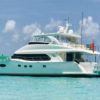 SEA BOSS power catamaran yacht charter exterior OHANA catamaran yacht charter cruising Caribbean Virgin Islands - Top yacht charter destination