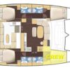 ALIZÉ catamaran yacht charter layout